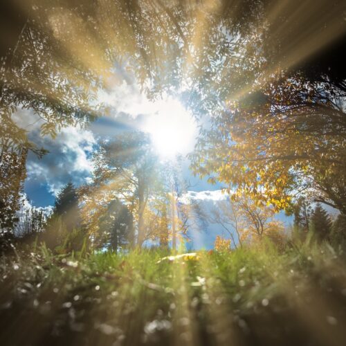 The heavens & sun