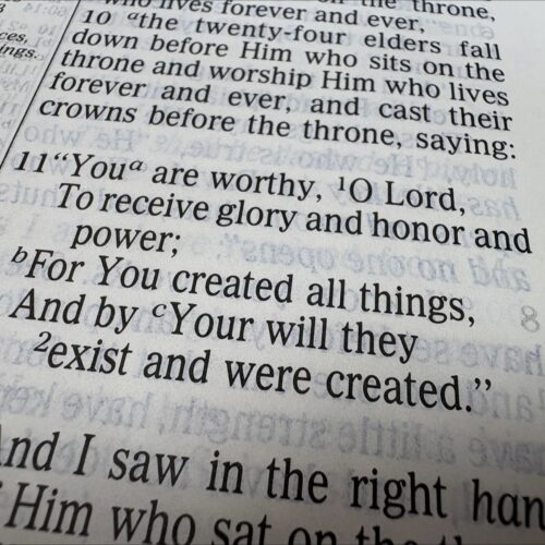 Revelation 4:11